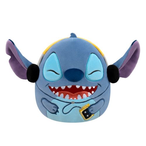 Squishmallows Disney Stitch so slúchadkami